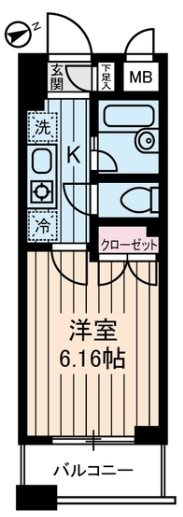 リリエンベルグ弐番館の間取り