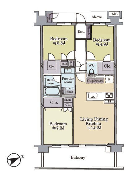 【間取り】 | 【HP限定公開】ルイシャトレ国分寺イプセ