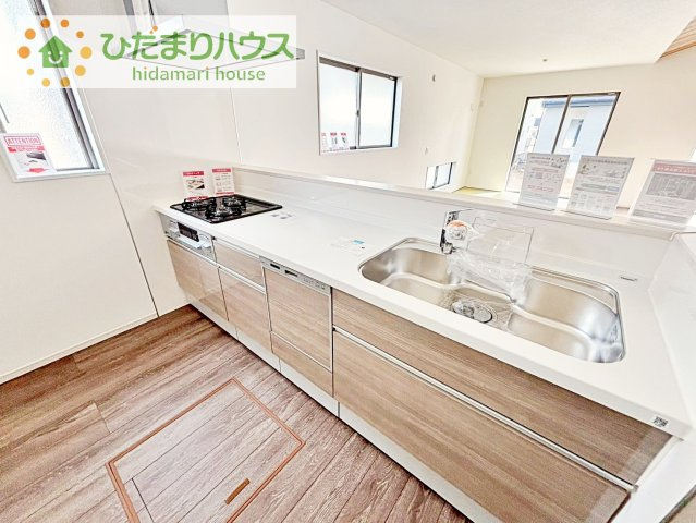 【キッチン】 | 牛久市牛久町7期　新築戸建　1号棟 | 料理をしながらでも、ご家族との会話を楽しめる対面式キッチン♪