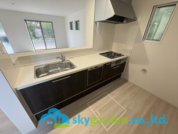 茅ヶ崎市円蔵3期　新築戸建　全2棟2号棟のキッチン