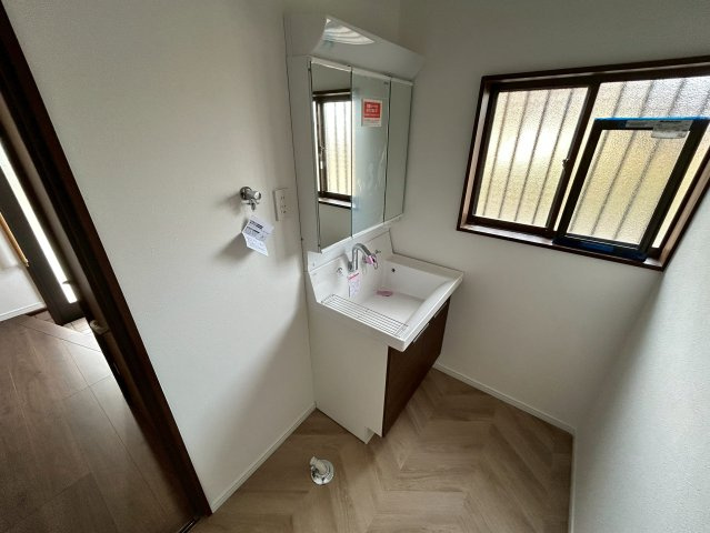 大木町大角中古住宅の脱衣所