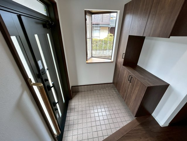大木町大角中古住宅の玄関