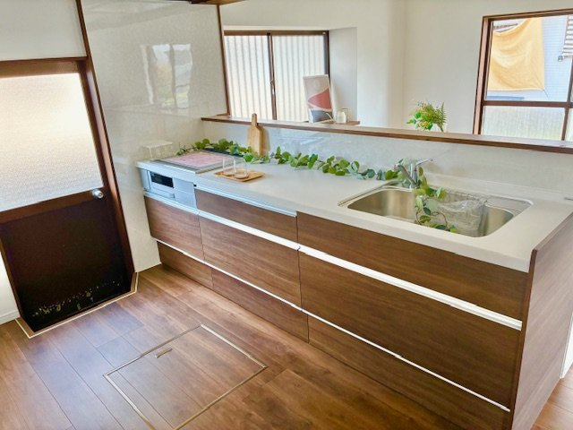 大木町大角中古住宅のキッチン