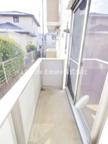 クレール国分寺のバルコニー