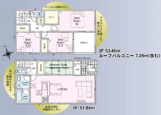 【間取り】 | 二本松市竹田2丁目新築一戸建て5棟