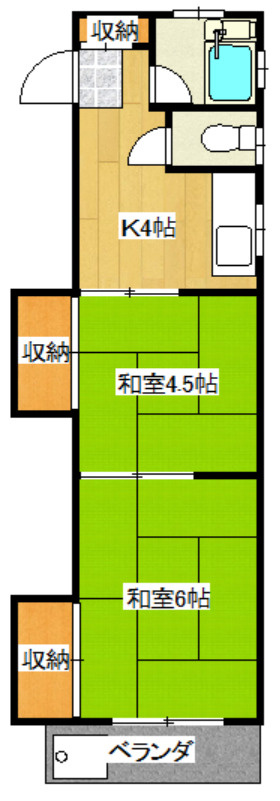 村上マンションの間取り