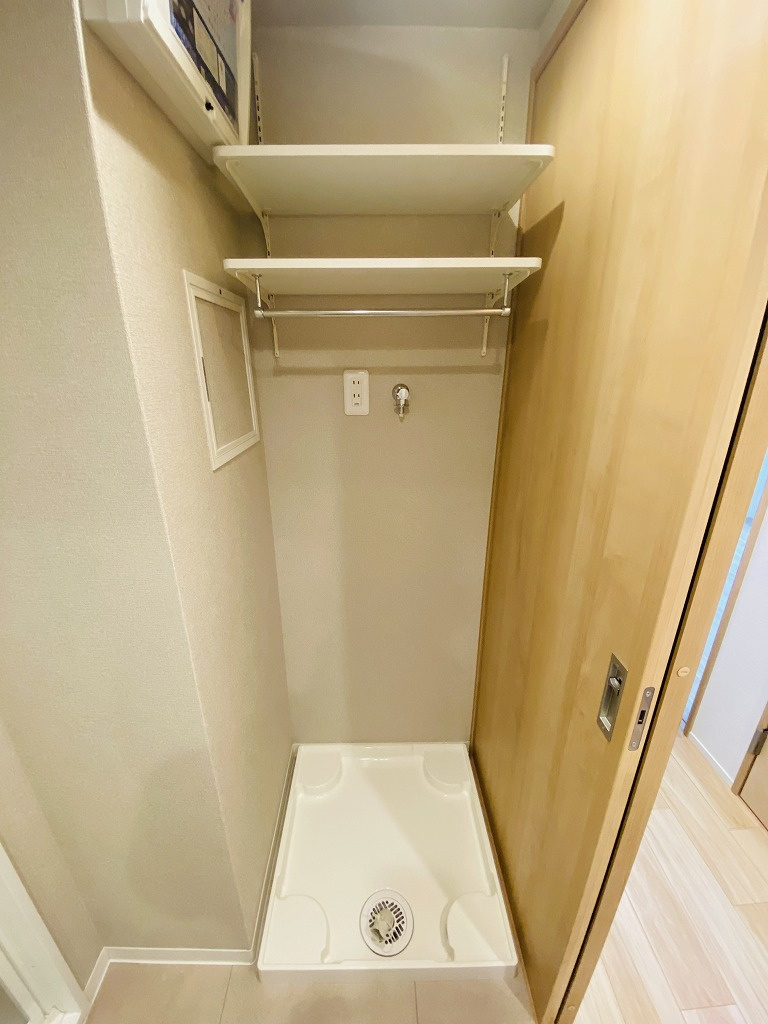 カサベラセントラルプラザ長田のランドリースペース|洗濯機置き場