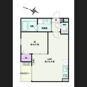 Jack hanada Ⅱの間取り