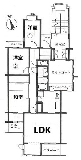 鶴巻ガーデンシティひかりの丘２号棟