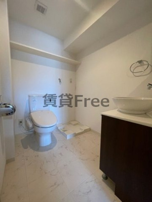 【洗面所】 | ドゥーエ玉造　仲介手数料無料