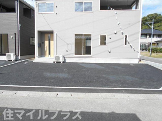 【駐車場】 | 二本松市竹田2丁目新築一戸建て5棟 | 駐車場に車を止められます