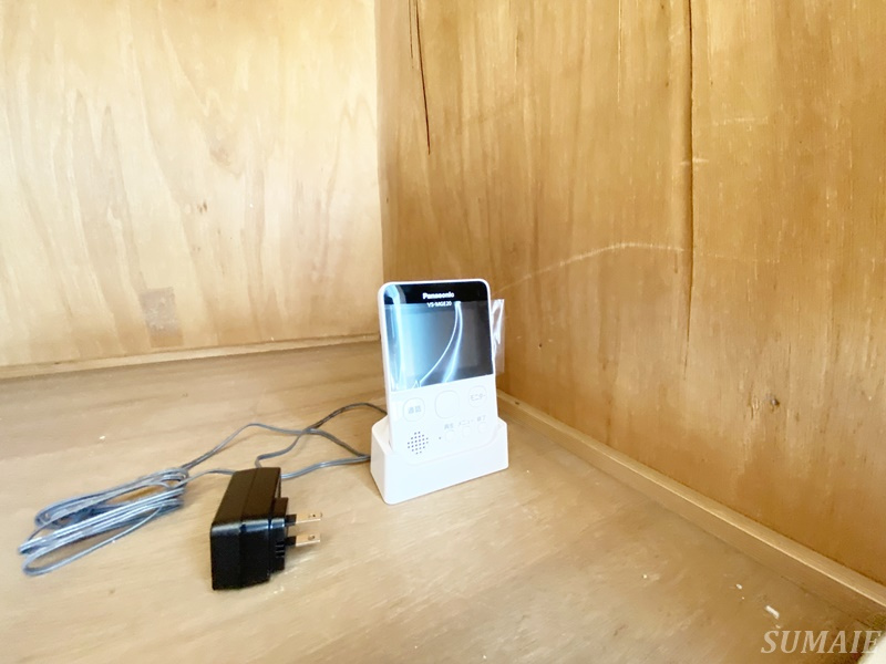 村上マンションのセキュリティ|モニター付きインターホンです☆