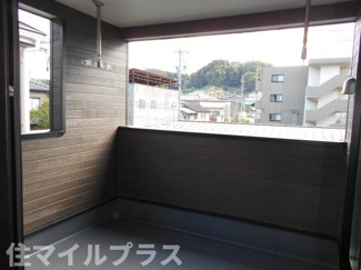 【バルコニー】 | 二本松市竹田2丁目新築一戸建て5棟 | 暖かな日差しのふりそそぐバルコニー