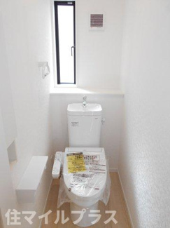 【トイレ】 | 二本松市竹田2丁目新築一戸建て5棟 | ゆったりとした空間のトイレです