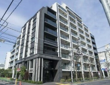 【外観】 | シティハウス中野レジデンス | 鉄筋コンクリート造のがっちりとした建物。