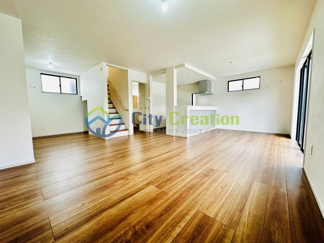 平塚市黒部丘1期　新築一戸建て　2号棟の居間・リビング