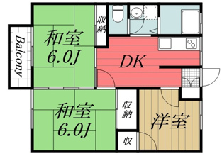 【間取り】 | 中ノ台ハイツ