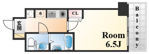 グリーン・ネス神戸駅前の間取り