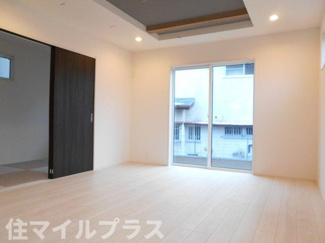 【キッチン】 | 郡山市台新2丁目新築一戸建て1棟 | 勝手口です