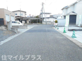 【前面道路含む現地写真】 | 郡山市安積荒井2丁目新築一戸建て2棟 | 前面道路含む現地写真です