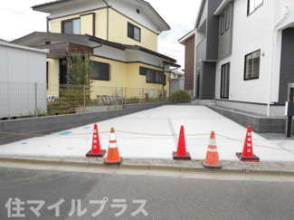 【駐車場】 | 郡山市台新2丁目新築一戸建て1棟 | 駐車場があるので、車を買う予定の方も安心です