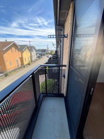 絹の道B棟のバルコニー