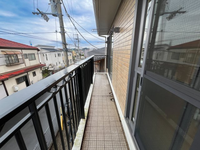 ローズコート南久万のバルコニー