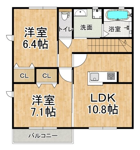 シェーン　メーアの間取り|※間取りが現況と異なる場合は現況を優先します※