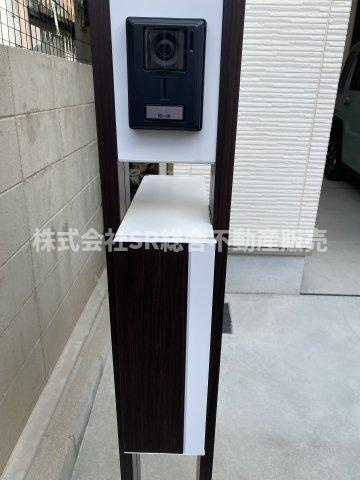 稲葉1丁目　中古戸建の防犯設備|モニター付きインターホンがあり女性やお子様にも安心です！