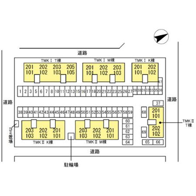 【区画図】 | TMKホープⅠＴ棟