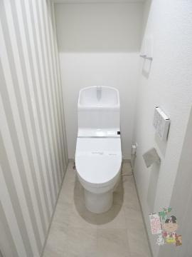 ＴＨＥ　ＭＯＤＥＲＮ　桑田町のトイレ|シャワー付トイレ