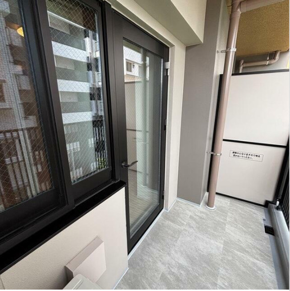 リビオメゾン東北沢のバルコニー