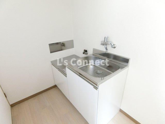 【キッチン】 | コスモハウスⅡ | ２口ガスコンロ設置可能なキッチン。