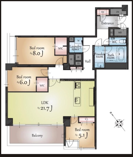 【間取り】 | ★仲介手数料半額★御茶ノ水ロイヤルハイツ（リノベーション工事中）