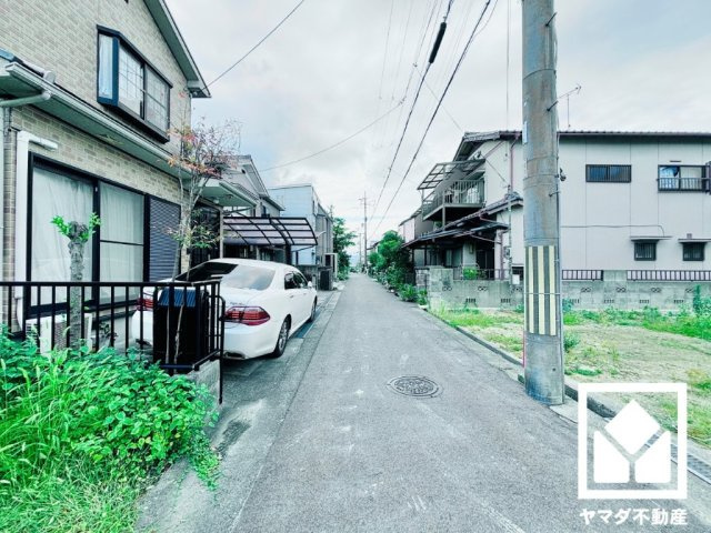 栗東市中沢２丁目　3期　2号地の前面道路含む現地写真|9月29日　現地写真更新