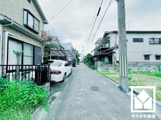 栗東市中沢２丁目　3期　2号地の前面道路含む現地写真|9月29日　現地写真更新