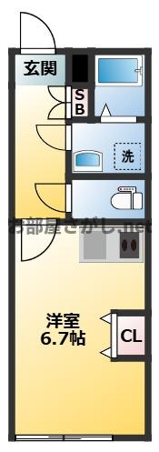早稲田鶴巻町IMAハウスの間取り