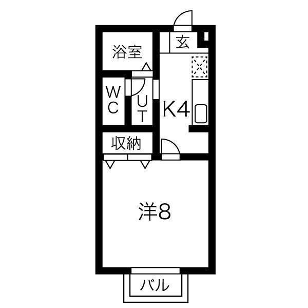 アイリス今伊勢の間取り