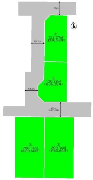 和歌山市東高松3丁目　分譲地（1号地の内容）