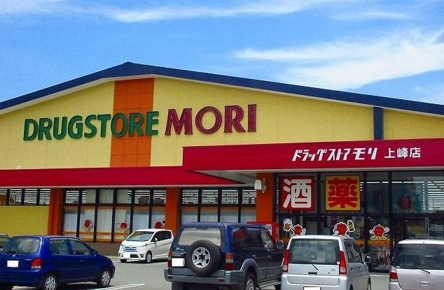 エンゼルパークⅣの周辺|ドラッグストアモリ上峰店まで1300m