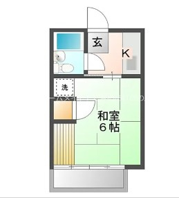 愛知県豊橋市　一棟アパートの間取り