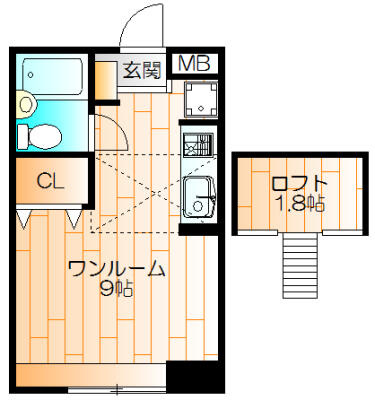 横浜市港北区日吉本町3丁目のアパートの画像