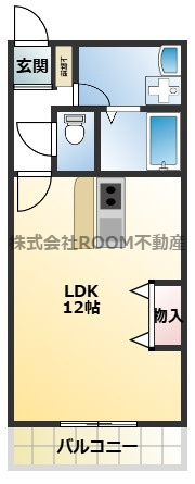 LIEN MON COEUR（ﾘｱﾝﾓﾙｸｰﾙ）の間取り