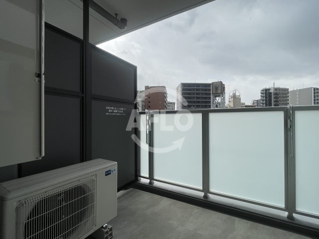 大阪市福島区海老江２丁目の賃貸マンションのバルコニー|S-RESIDENCE福島diverse　バルコニー