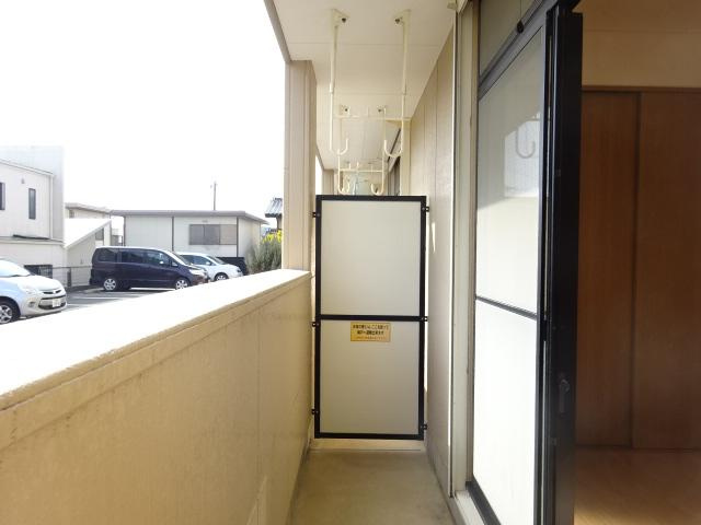 スカイウィング草間のバルコニー|ベランダ