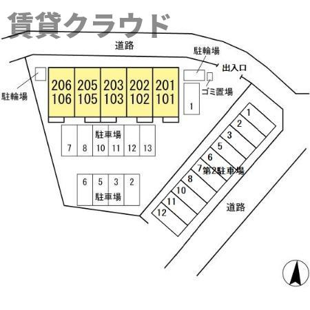 リッチモンブランの区画図