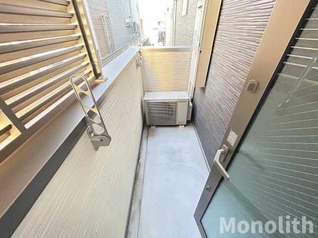 グレンツェント泉大津のバルコニー