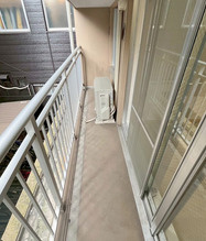 RIDGE北堀江のバルコニー