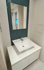 RIDGE北堀江の洗面所