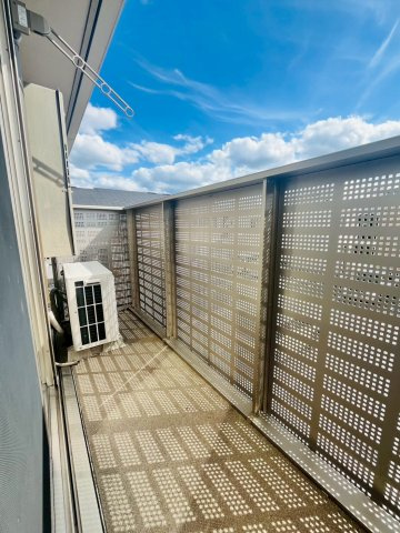 セジュール加佐A棟のバルコニー